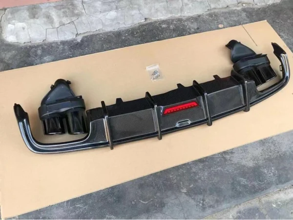 Pro Audi A6 S Line / S6 C8 2019 2020 2021 2022 Zadní spoiler z uhlíkových vláken - - Racext 1