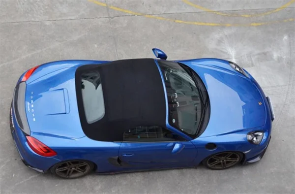 Porsche Boxster 981 Spoiler zadního křídla kufru – pravé uhlíkové vlákno - - Racext 3