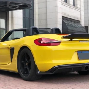 Porsche Boxster 981 Spoiler zadního křídla kufru – pravé uhlíkové vlákno - - Racext 12