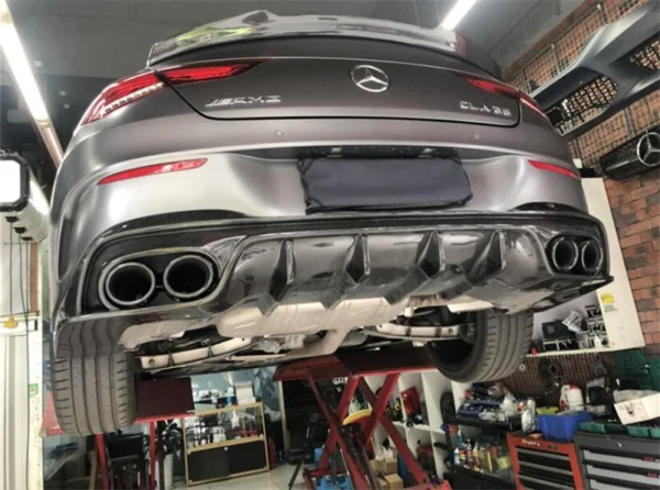 Spoiler in vera fibra di carbonio di alta qualità per Benz CLA W118 CLA180 CLA200 CLA220 CLA260 CLA35 CLA45S 2018-2023 - - Racext 4