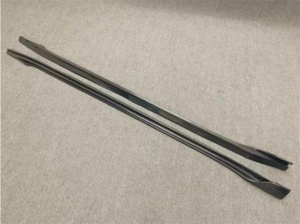Per Tesla Model 3 2019 2020 2021 2022 2023 Kit minigonne laterali in fibra di carbonio REALE di alta qualità Spoiler per labbra - - Racext 2