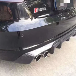Per Audi A3 S Line S3 Sportback 2013-2016 Spoiler in vera fibra di carbonio di alta qualità - - Racext 8