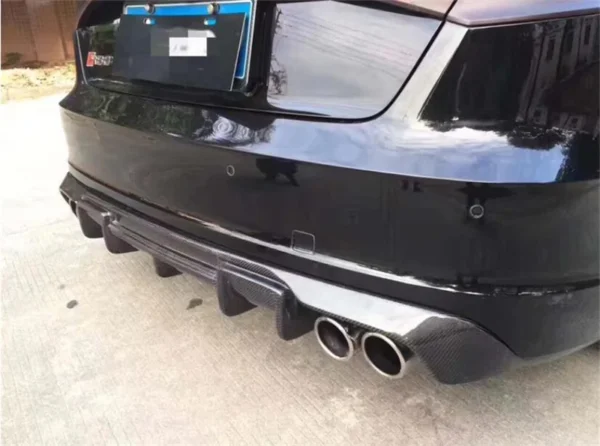 Per Audi A3 S Line S3 Sportback 2013-2016 Spoiler in vera fibra di carbonio di alta qualità - - Racext 3