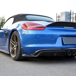 Porsche Boxster 981 Spoiler zadního křídla kufru – pravé uhlíkové vlákno - - Racext 8