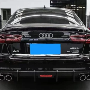 Spoiler in fibra di carbonio premium per Audi A6 S Line S6 C7.5 2015-2017 - - Racext 11