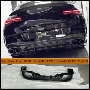 Spoiler in vera fibra di carbonio di alta qualità per Benz CLA W118 CLA180 CLA200 CLA220 CLA260 CLA35 CLA45S 2018-2023