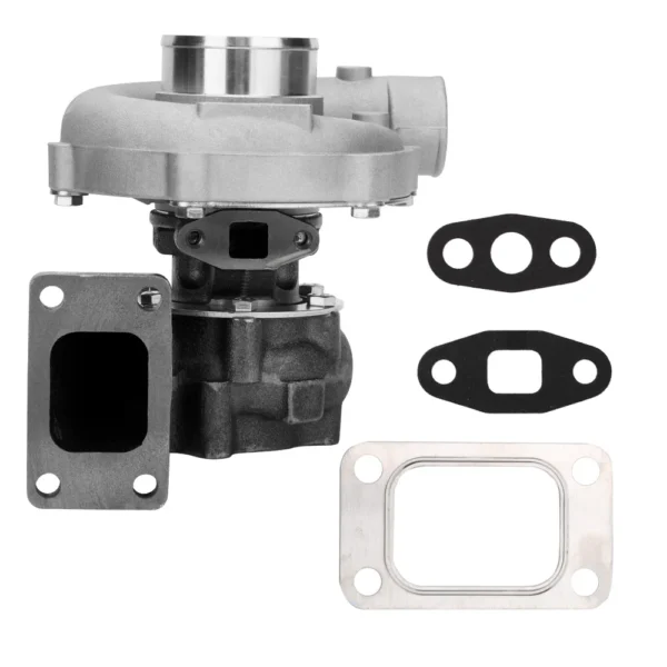 Kit turbina turbocompressore T12 T3 4 pezzi + intercooler + collettore + BOV + wastegate per BMW E46 325i 01-07 - - Racext 2