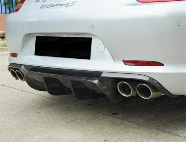 Per Porsche 911 991 2012 2013 2014 2015 Spoiler in vera fibra di carbonio di alta qualità - - Racext 3