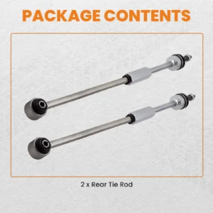 2 Pcs Rear Driver & Passenger Side Tie Rod for Jaguar F-Type S-Type for Ford