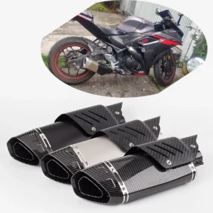 Universal 36-51mm Escape Motorcross Exhaust Modified Motorcycle Muffler Pipe For R6 R25 Z400 Z750 MT09 MT03 Z650 Forza adv150