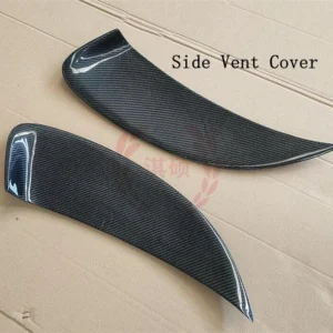 For Porsche Boxster 981 2013-2016 Real Carbon Fiber Front Lip Rear Diffuser Body Side Skirt Kit Vent Cover Trunk Spoiler Refits - - Racext 15