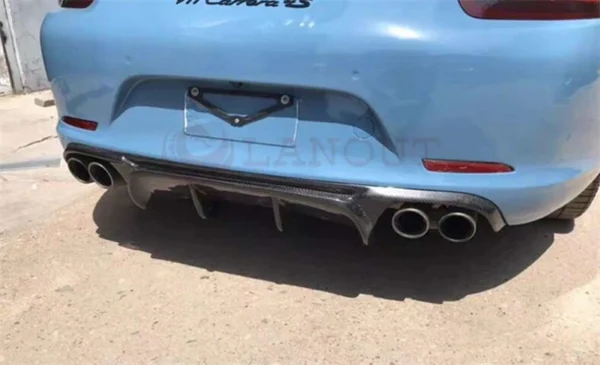 Per Porsche 911 991 2012 2013 2014 2015 Spoiler in vera fibra di carbonio di alta qualità - - Racext 4
