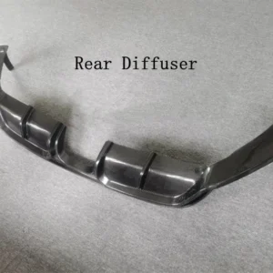 For Porsche Boxster 981 2013-2016 Real Carbon Fiber Front Lip Rear Diffuser Body Side Skirt Kit Vent Cover Trunk Spoiler Refits - - Racext 9