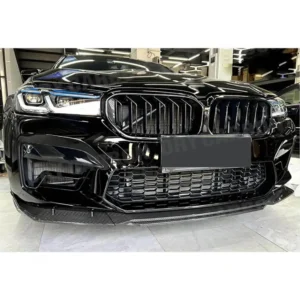 Carbon Fiber MT Style Front Bumper Lip Spoiler for BMW 5 Series F90 M5 LCI 2021+ Car Bumper Chin Shovel Bodykits Accessories - - Racext 15