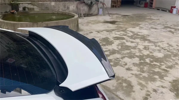 Per Porsche Panamera 971 2017 2018 2019 2020 2021 2022 Spoiler in vera fibra di carbonio di alta qualità SPOILER POSTERIORE PER BAULE - - Racext 4