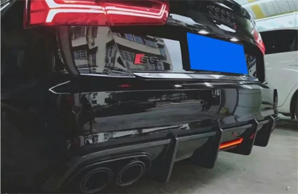 Spoiler in fibra di carbonio premium per Audi A6 S Line S6 C7.5 2015-2017 - - Racext 3