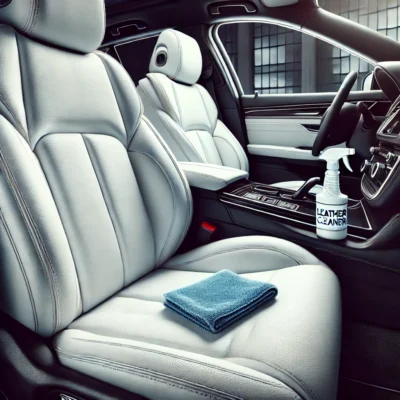 How to Clean White Leather Seats