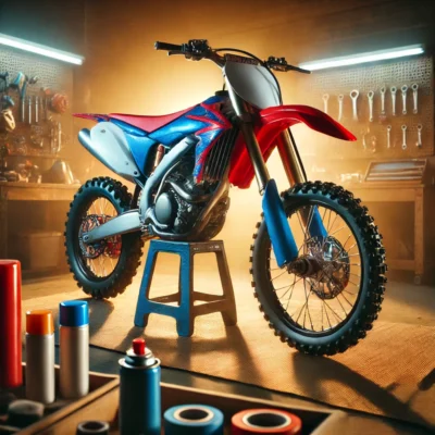 How to Paint Dirt Bike Plastics