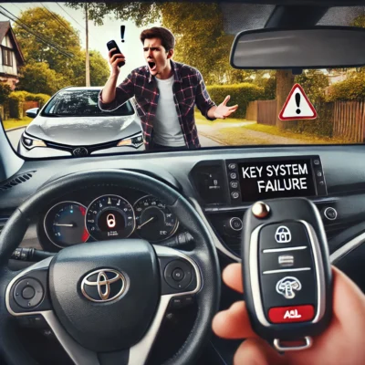 Toyota Corolla electronic key system failure