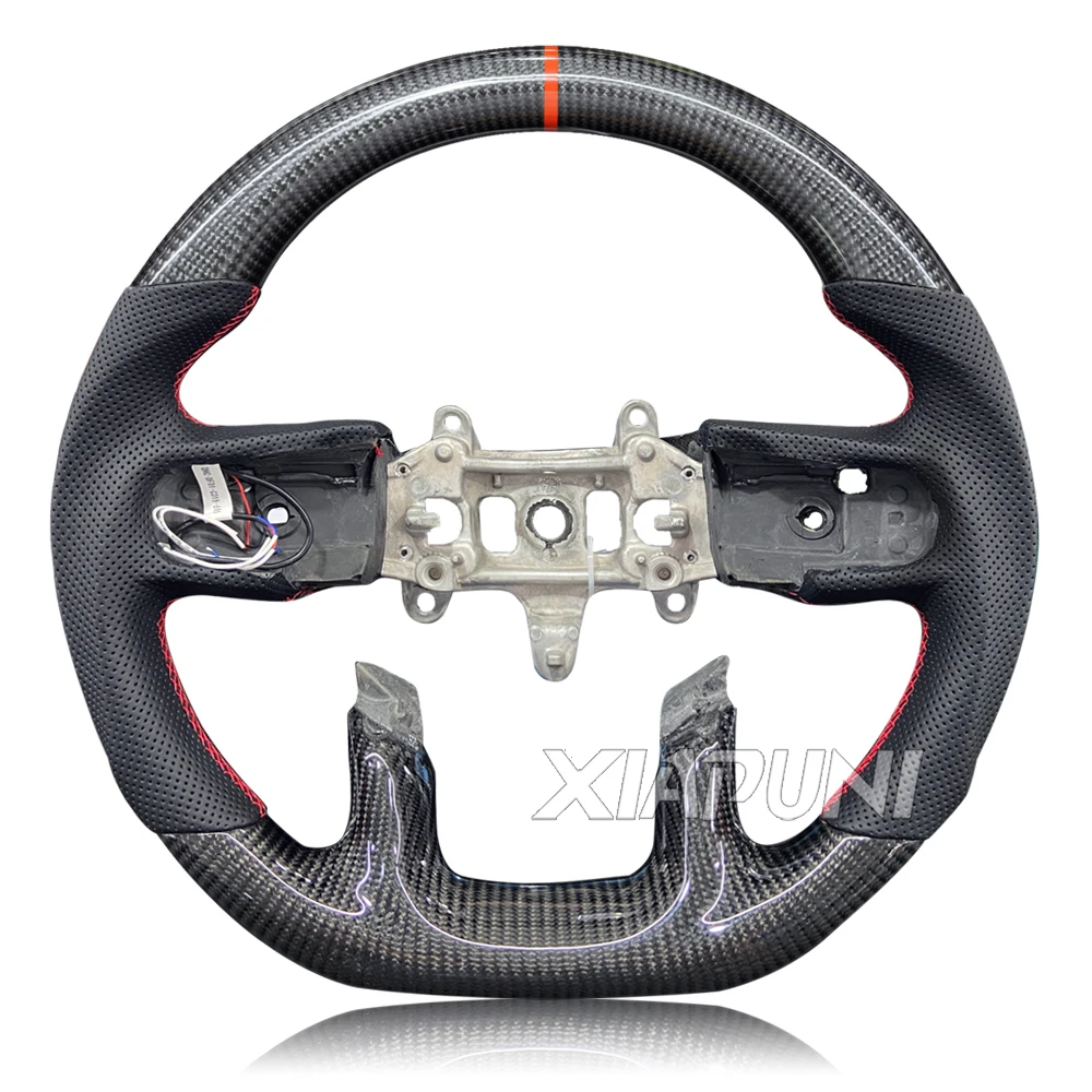 100-Carbon-Fiber-Steering-Wheel-For-RAM-2018-2022-Customize-Racing-Wheel.jpg 100% Carbon Fiber Steering Wheel For RAM 2018-2022 Customize Racing Wheel - - Racext 1