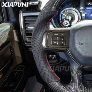 100% Carbon Fiber Steering Wheel For RAM 2018-2022 Customize Racing Wheel 16 - Racext 100% Carbon Fiber Steering Wheel For RAM 2018-2022 Customize Racing Wheel - - Racext 15