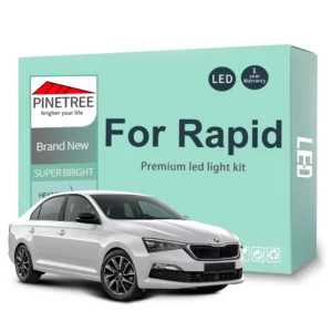 10Pcs Led Interior Light Kit For Skoda Rapid 2020 2021 2022 LED Bulbs Reading Dome Map Canbus