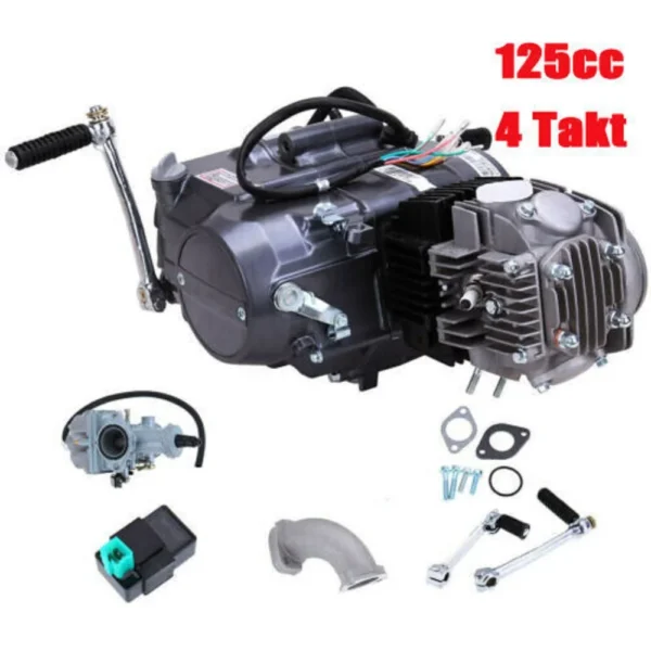 125CC 4-speed Kick Start Engine Motor 4Stroke Motorcycle Pit Dirt Bike for Honda 125CC 4Stroke CDI Motor Engine Kit - - Racext 3