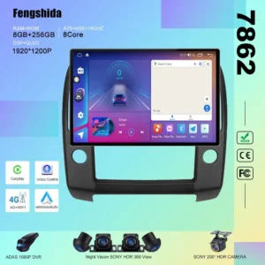 13 Inch 1920*1200P Android Car Radio Multimedia Player GPS Navigation Carplay Stereo Head Unit For Nissan Navara 3 D40 2004-2010