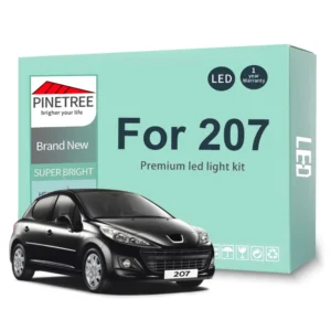 14Pcs Led Interior Light Kit For Peugeot 207 2006-2014 LED Interior Bulbs License Plate Light Canbus No Error