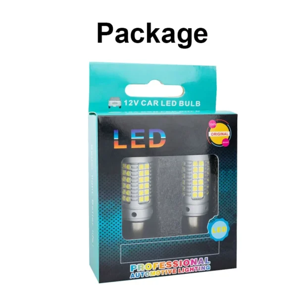 2PCS Canbus For Infiniti QX70 2014 2015 2016 2017 LED Backup Reverse Reversing Light Bulbs Error Free - - Racext 2