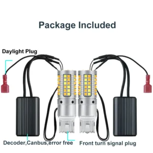 2Pc Canbus For Lexus IS 250 IS250 XE20 2007-2014 Switchback Yellow Front Turn Signal + White Drl Daytime Running Lght - - Racext 11