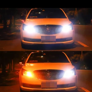 2Pc Canbus For Toyota RAV4 RAV 4 2014 - 2022 Switchback Yellow Front Turn Signal + White Drl Daytime Running Light - - Racext 9