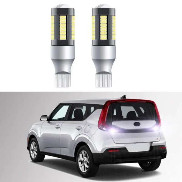 2Pcs For Kia Soul AM PS SK3 2010 -2015 2016 2017 2018 2019 2020 2021 2022 LED Backup Reversing light Bulb Canbus No Error - - Racext 1