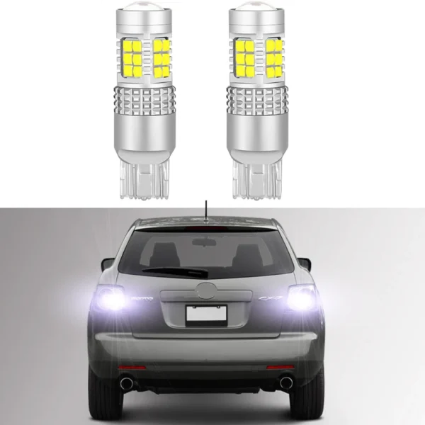 2Pcs For Mazda CX-7 CX7 2007 2008 2009 2010 2011 2012 2013 2014 LED Backup Reversing light Bulb Canbus No Error - - Racext 1