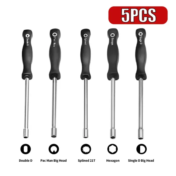 Professional 3/5/8pcs/10pcs Tune up Carburetor Adjusting Screwdriver Tool Kit Single D Hexagon Hex Socket Kit Set - - Racext 4