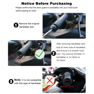 Brake Lever Guard for Fantic Caballero Rally 500 Scrambler 250 Accessories - Caballero Flat Track 125 Motorcycle Lever Protector - - Racext 9