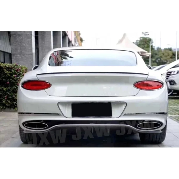 Carbon Fiber Rear Bumper Lip Diffuser Splitters Spoiler for Bentley Continental GT W12 2015-2021 Rear Diffuser - - Racext 6
