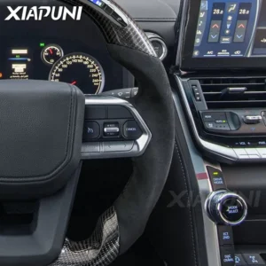 Elite Carbon Command: LED-Integrated Racing Wheel for Toyota Land Cruiser LC300 2022 - - Racext 13