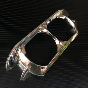 Dual Headlight Fairing Trim Bezel Scowl Headlamp Cover for Harley Touring Road Glide Special FLTRXS and Road Glide FLTRX 2015-2021