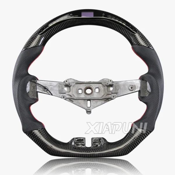 Custom Handmade Carbon Fiber Racing Steering Wheel with LED for Jeep Wrangler 2011-2017 Model - - Racext 3
