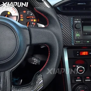 100% Carbon Fiber LED Customized Racing Steering Wheel for Toyota 86 BRZ (2012-2015) - - Racext 13