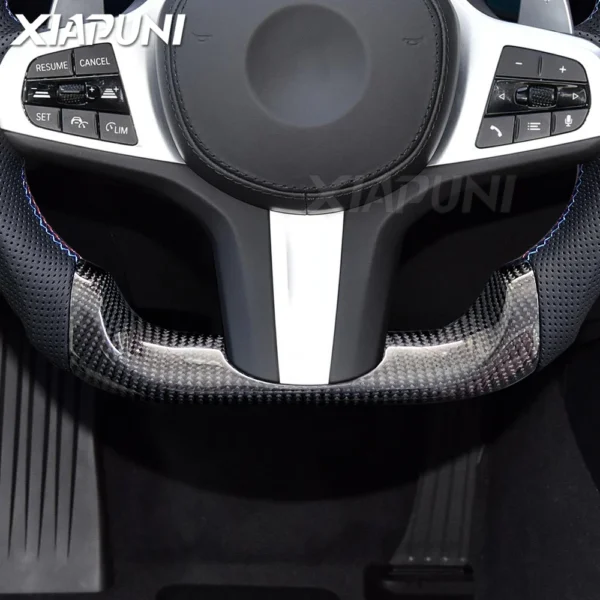 Customized BMW M3 M5 G Series LED Racing Steering Wheel: Premium Carbon Fiber for 1-4 Series, X1-X7, & Z4 Models - - Racext 6