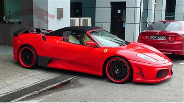 For Ferrari 430 High Quality Real Carbon Fiber Spoiler REAR WING TRUNK LIP SPOILERS GT-Style - - Racext 6