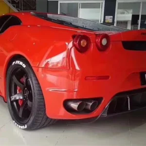 For Ferrari 430 REAL Carbon Fiber Front Lip Splitters Rear Diffuser Bumper Kit Spoiler High Quality Accessories - - Racext 13