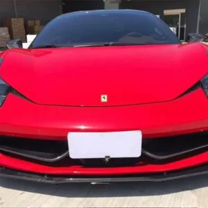 For Ferrari 458 2011-No REAL Carbon Fiber Front Lip Splitters Rear Diffuser Bumper Spoiler Veloce-Style High Quality Accessories - - Racext 9