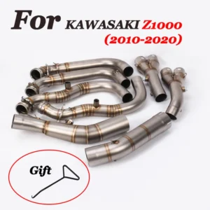 For Kawasaki Z1000 Z1000SX 2010-2020 Full System Motorcycle GP Exhaust Escape Moto Modified Whole Set Tube Carbon Fiber Muffler - - Racext 9