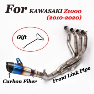 For Kawasaki Z1000 Z1000SX 2010-2020 Full System Motorcycle GP Exhaust Escape Moto Modified Whole Set Tube Carbon Fiber Muffler - - Racext 7