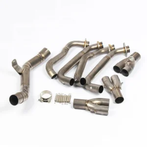 Per Kawasaki Z900 Ninja 900 2017-2022 51MM Slip-on Sistema di scarico Header Mid Link Pipe Lega di titanio Tubo in acciaio inossidabile - - Racext 15