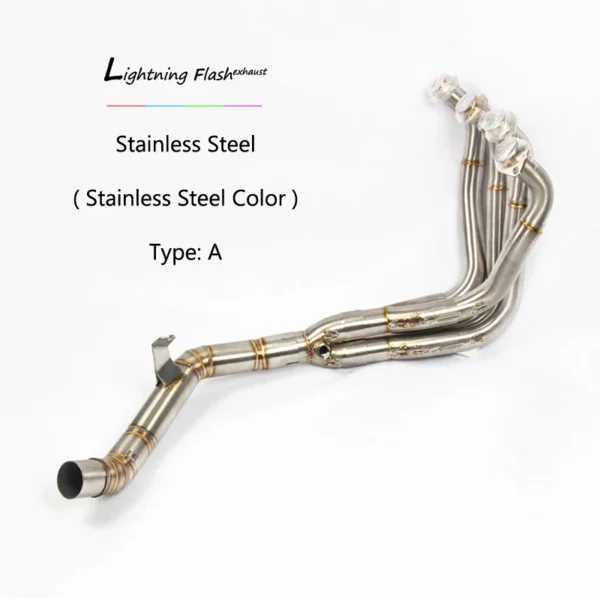 Per Kawasaki Z900 Ninja 900 2017-2022 51MM Slip-on Sistema di scarico Header Mid Link Pipe Lega di titanio Tubo in acciaio inossidabile - - Racext 2