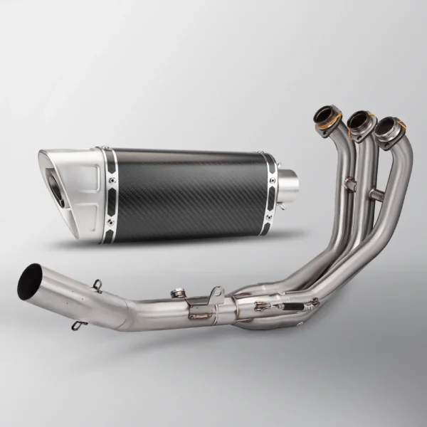 For MT09 MT09SP FZ09 2021-2023 Motorcycle Exhaust Pipe Full System M1 Stainless Steel - - Racext 6
